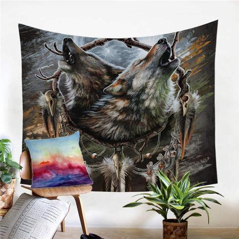 Toile Loup Hurlement
